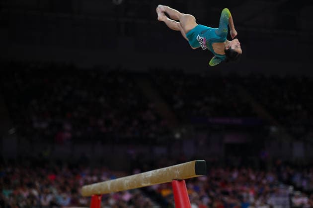 COM26 ARTISTIC GYMNASTICS, Kate McDonald of Australia competes in the Artistic Gymnastics Women™s Balance Bean Final during the Glasgow 2026 Commonwealth Games at the Glasgow International Arena in Glasgow, Scotland, Tuesday, July 28, 2026. ( NO ARCHIVING, EDITORIAL USE ONLY Glasgow Scotland United Kingdom  Copyright: xLUKASxCOCHx 20260728163874887294