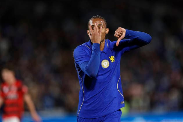 SOCCER CHELSEA WANDERERS, Joao Pedro of Chelsea celebrates a goal during the Sydney Super Cup match between Chelsea FC and the Western Sydney Wanderers FC at Accor Stadium in Sydney, Tuesday, July 28, 2026. ( NO ARCHIVING, EDITORIAL USE ONLY SYDNEY NEW SOUTH WALES AUSTRALIA  Copyright: xMARKxEVANSx 20260728165860680150