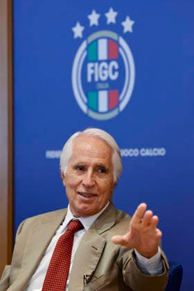 July 28, 2026, Roma, ITALIA: FIGC President Giovanni Malago during a press conference, PK, Pressekonferenz following the FIGC Federal Council meeting in Rome, Italy, 28 July 2026.ANSA FABIO FRUSTACI. ++ Malago Addio Mancini Nel 2023? Importante Si Sia Scusato, Vedrete Domani.. ++  - ZUMAa110 20260728_zaf_a110_004 Copyright: xFabioxFrustacix