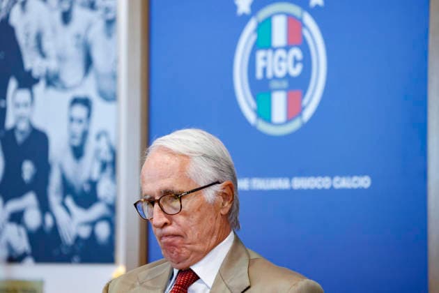 July 28, 2026, Roma, ITALIA: FIGC President Giovanni Malago during a press conference, PK, Pressekonferenz following the FIGC Federal Council meeting in Rome, Italy, 28 July 2026.ANSA FABIO FRUSTACI. ++ MalagÃ², Su Pirlo Ho Deciso Io Per OpportunitÃ ,Con Maldini Separazione Senza Polemica ++  - ZUMAa110 20260728_zaf_a110_009 Copyright: xFabioxFrustacix