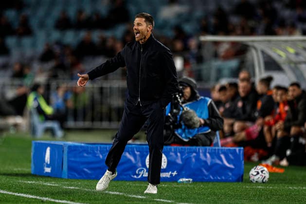 SOCCER CHELSEA WANDERERS, Chelsea Manager Xabi Alonso reacts during the Sydney Super Cup match between Chelsea FC and the Western Sydney Wanderers FC at Accor Stadium in Sydney, Tuesday, July 28, 2026. ( NO ARCHIVING, EDITORIAL USE ONLY SYDNEY NEW SOUTH WALES AUSTRALIA  Copyright: xMARKxEVANSx 20260729186930567666