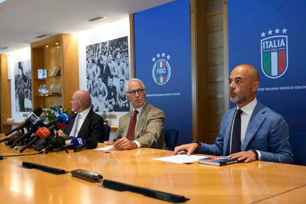 Giovanni Malago™ during the FIGC Federal Council at the headquarters in Via Allegri Rome, Italy - Tuesday, July 28, 2026. Sports - Football.  Copyright: xFabrizioxCorradetti LaPressex