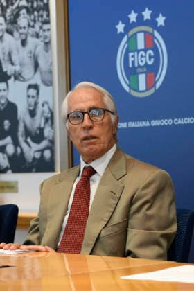 Giovanni Malago™ during the FIGC Federal Council at the headquarters in Via Allegri Rome, Italy - Tuesday, July 28, 2026. Sports - Football.  Copyright: xFabrizioxCorradetti LaPressex