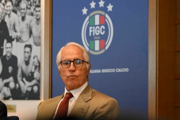 Giovanni Malago™ during the FIGC Federal Council at the headquarters in Via Allegri Rome, Italy - Tuesday, July 28, 2026. Sports - Football.  Copyright: xFabrizioxCorradetti LaPressex