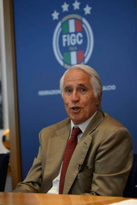 Giovanni Malago™ during the FIGC Federal Council at the headquarters in Via Allegri Rome, Italy - Tuesday, July 28, 2026. Sports - Football.  Copyright: xFabrizioxCorradetti LaPressex