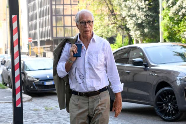 Giovanni Malago™ arrives at the FIGC headquarters in Via Allegri for the Federal Council Rome, Italy - Tuesday, July 28, 2026. Sports - Football.  Copyright: xFabrizioxCorradetti LaPressex