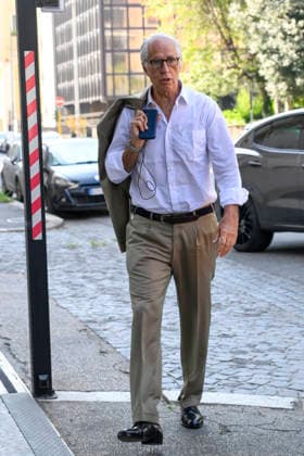 Giovanni Malago™ arrives at the FIGC headquarters in Via Allegri for the Federal Council Rome, Italy - Tuesday, July 28, 2026. Sports - Football.  Copyright: xFabrizioxCorradetti LaPressex