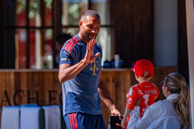 Trainingslager, FC Bayern München am 28.07.2026 in Rottach-Egern Jonathan Tah *** Training camp, FC Bayern Munich on July 28, 2026, in Rottach Egern: Jonathan Tah Copyright: xBahhoxKarax