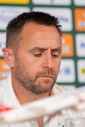 SOCCER - UEFA ECL, Rapid vs Santa Coloma VIENNA,AUSTRIA,28.JUL.26 - SOCCER - UEFA Conference League, qualification, SK Rapid Wien vs FC Santa Coloma, preview, press conference, PK, Pressekonferenz Rapid. Image shows CEO Steffen Hofmann (Rapid).  GEPAxpictures xGabrielxLopez