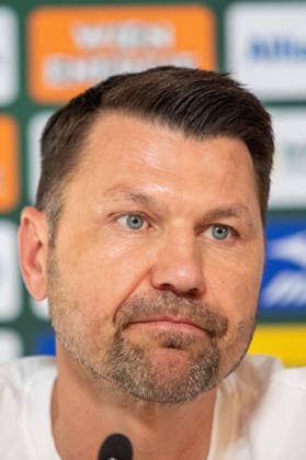 SOCCER - UEFA ECL, Rapid vs Santa Coloma VIENNA,AUSTRIA,28.JUL.26 - SOCCER - UEFA Conference League, qualification, SK Rapid Wien vs FC Santa Coloma, preview, press conference, PK, Pressekonferenz Rapid. Image shows sporting director Markus Katzer (Rapid).  GEPAxpictures xGabrielxLopez