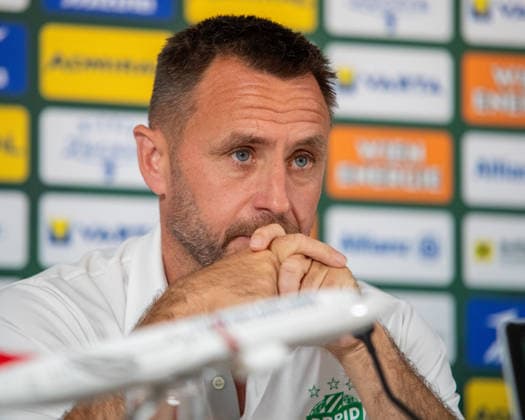 SOCCER - UEFA ECL, Rapid vs Santa Coloma VIENNA,AUSTRIA,28.JUL.26 - SOCCER - UEFA Conference League, qualification, SK Rapid Wien vs FC Santa Coloma, preview, press conference, PK, Pressekonferenz Rapid. Image shows CEO Steffen Hofmann (Rapid).  GEPAxpictures xGabrielxLopez