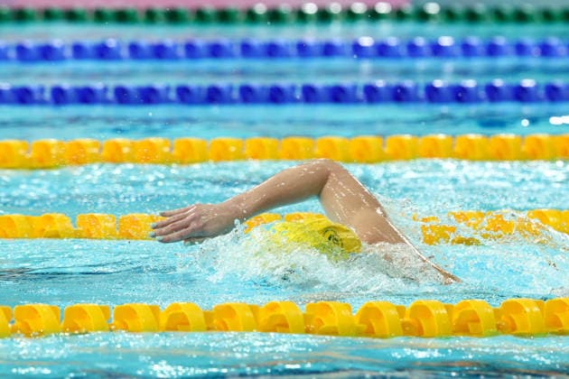 July 27, 2026, Glasgow, Scotland, Great Britain: MOLLIE O CALLAGHAN of Australia takes the last relay in the Swimming Women s 4x200m Freestyle Relay Final of the Commonwealth Games Glasgow 2026 at the Tollcross International Swimming Centre in Glasgow, Scotland. Commowealth Games 2026: Swimming  - ZUMAc179 20260727_zep_c179_565 Copyright: xMickaelxChavetx