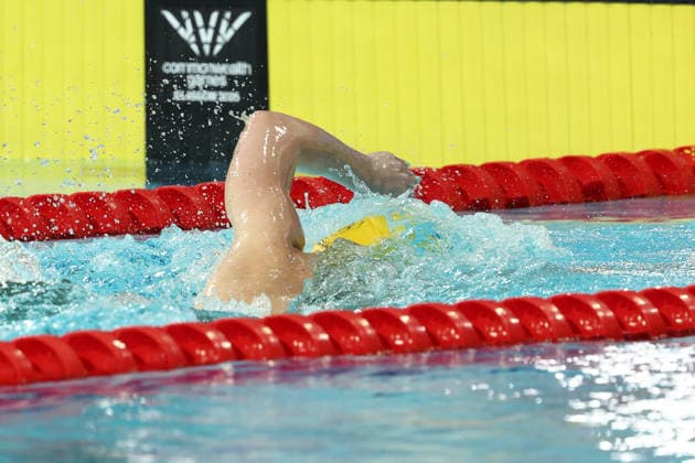July 27, 2026, Glasgow, Scotland, Great Britain: MOLLIE O CALLAGHAN of Australia takes the last relay in the Swimming Women s 4x200m Freestyle Relay Final of the Commonwealth Games Glasgow 2026 at the Tollcross International Swimming Centre in Glasgow, Scotland. Commowealth Games 2026: Swimming  - ZUMAc179 20260727_zep_c179_567 Copyright: xMickaelxChavetx