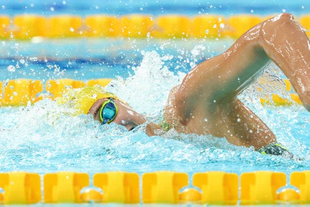July 27, 2026, Glasgow, Scotland, Great Britain: HANNAH CASEY of Team Australia in the Swimming Women s 4x200m Freestyle Relay Final of the Commonwealth Games Glasgow 2026 at the Tollcross International Swimming Centre in Glasgow, Scotland. Glasgow Great Britain - ZUMAc179 20260727_zep_c179_582 Copyright: xMickaelxChavetx