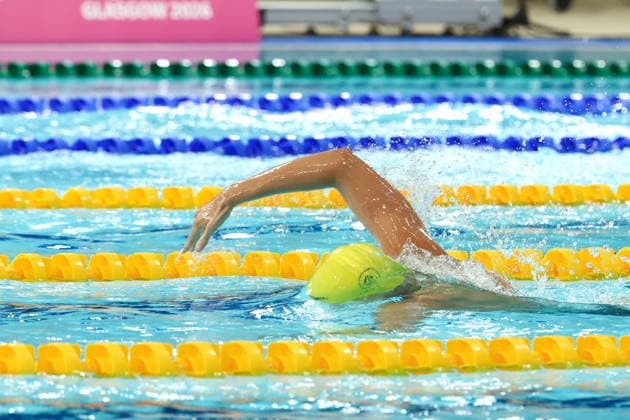 July 27, 2026, Glasgow, Scotland, Great Britain: HANNAH CASEY of Team Australia in the Swimming Women s 4x200m Freestyle Relay Final of the Commonwealth Games Glasgow 2026 at the Tollcross International Swimming Centre in Glasgow, Scotland. Glasgow Great Britain - ZUMAc179 20260727_zep_c179_589 Copyright: xMickaelxChavetx