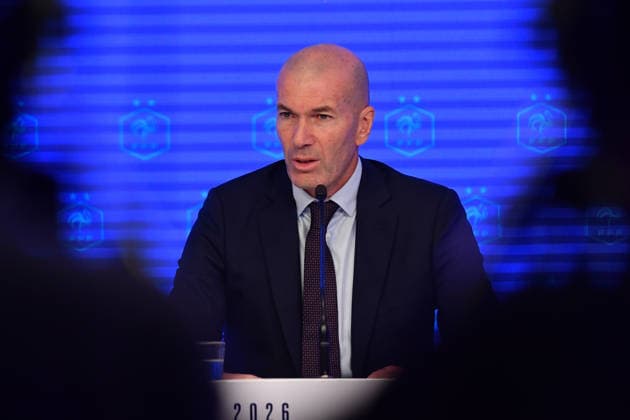 First press press conference, PK, Pressekonferenz of Zinedine Zidane as the new head coach of the french national team, Nationalteam Premiere conference de presse du President FFF Philippe Diallo et du nouveau entraineur Zinedine Zidane - First press press conference of Zinedine Zidane as the new head coach of the french National team in Paris, France on July 28, 2026.  Copyright: xRichardxBoylex