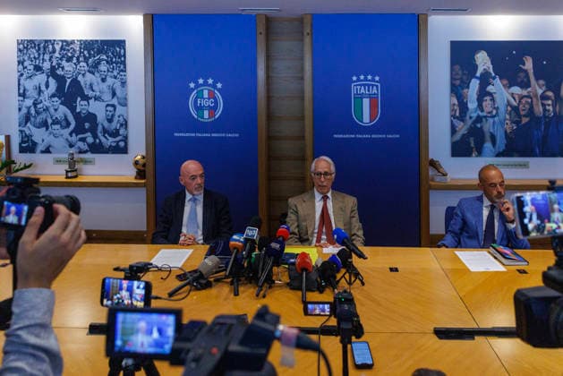 July 28, 2026, Rome, Italia, Italy: press conference, PK, Pressekonferenz by President Giovanni Malago at the end of the FIGC Federal Council, Rome 28 07 2026 Press Conference By President Giovanni Malago At The End Of The FIGC Federal Council  - ZUMAa289 20260728_zia_a289_032 Copyright: xFrancescoxFotiax xAgfx