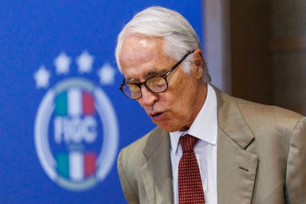 July 28, 2026, Rome, Italia, Italy: press conference, PK, Pressekonferenz by President Giovanni Malago at the end of the FIGC Federal Council, Rome 28 07 2026 Press Conference By President Giovanni Malago At The End Of The FIGC Federal Council  - ZUMAa289 20260728_zia_a289_042 Copyright: xFrancescoxFotiax xAgfx