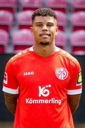 Fussball - Porträttermin 2026 2027 - 1. FSV Mainz 05 - 23.07.26, Ransford Königsdörffer - 1. FSV Mainz 05, 1.BL, Porträttermin 2026 2027, - *** Soccer Profile Date 2026 2027 1 FSV Mainz 05 23 07 26, Ransford Königsdörffer 1 FSV Mainz 05, 1 Bundesliga, Profile Date 2026 2027,