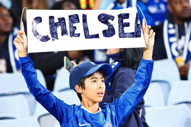 RECORD DATE NOT STATED 28th July 2026, Accor Stadium, Sydney, New South Wales, Australia; Friendly Football, Chelsea versus Western Sydney Wanderers; Chelsea FC supporter KevinxManning