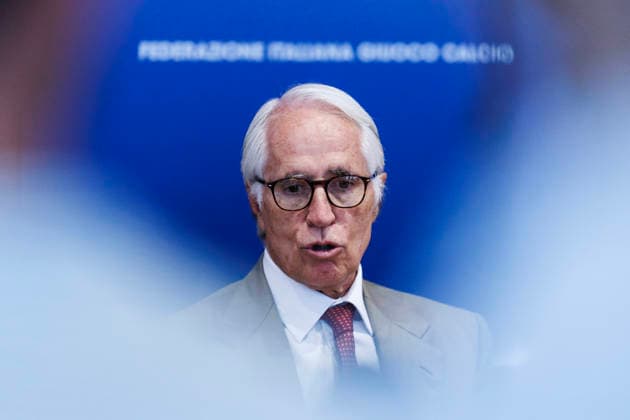 July 28, 2026, Rome, Italia, Italy: press conference, PK, Pressekonferenz by President Giovanni Malago at the end of the FIGC Federal Council, Rome 28 07 2026 Press Conference By President Giovanni Malago At The End Of The FIGC Federal Council  - ZUMAa289 20260728_zia_a289_043 Copyright: xFrancescoxFotiax xAgfx