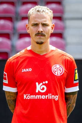 Fussball - Porträttermin 2026 2027 - 1. FSV Mainz 05 - 23.07.26, Phillip Tietz - 1. FSV Mainz 05, 1.BL, Porträttermin 2026 2027, - *** Soccer Profile Session 2026 2027 1 FSV Mainz 05 23 07 26, Phillip Tietz 1 FSV Mainz 05, 1 Bundesliga, Profile Session 2026 2027,