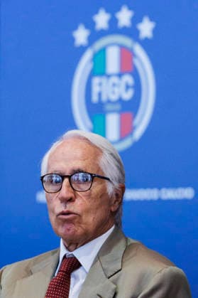 July 28, 2026, Rome, Italia, Italy: press conference, PK, Pressekonferenz by President Giovanni Malago at the end of the FIGC Federal Council, Rome 28 07 2026 Press Conference By President Giovanni Malago At The End Of The FIGC Federal Council  - ZUMAa289 20260728_zia_a289_048 Copyright: xFrancescoxFotiax xAgfx