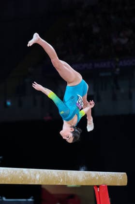 RECORD DATE NOT STATED 28th July 2026; Glasgow, Scotland; 2026 Commonwealth Games, Day Six; Womens Apparatus Final Beam - Kate McDonald (AUS) RogerxEvans