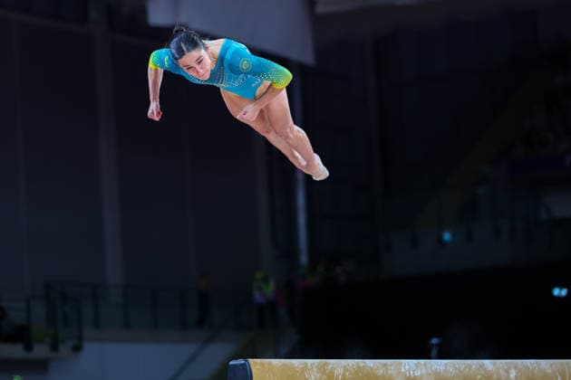 RECORD DATE NOT STATED 28th July 2026; Glasgow, Scotland; 2026 Commonwealth Games, Day Six; Womens Apparatus Final Beam - Kate McDonald (AUS) RogerxEvans