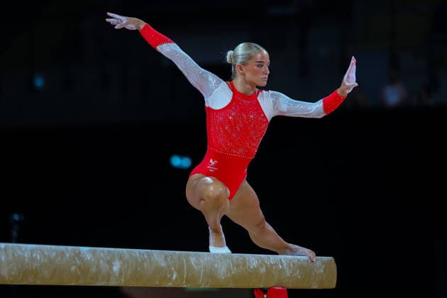 RECORD DATE NOT STATED 28th July 2026; Glasgow, Scotland; 2026 Commonwealth Games, Day Six; Womens Apparatus Final Beam - Ruby Evans (WAL) RogerxEvans