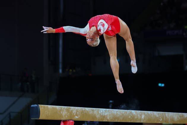 RECORD DATE NOT STATED 28th July 2026; Glasgow, Scotland; 2026 Commonwealth Games, Day Six; Womens Apparatus Final Beam - Ruby Evans (WAL) RogerxEvans