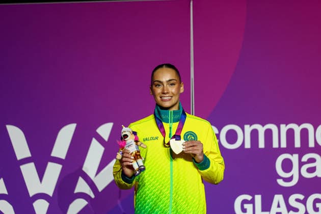 RECORD DATE NOT STATED 28th July 2026; Glasgow, Scotland; 2026 Commonwealth Games, Day Six; Womens Apparatus Final Beam - gold medallist - Breanna Scott (AUS) RogerxEvans