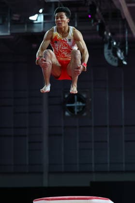 RECORD DATE NOT STATED 28th July 2026; Glasgow, Scotland; 2026 Commonwealth Games, Day Six; Mens Apparatus Final Vault - Muhammad Sharul Aimy (MAS) RogerxEvans