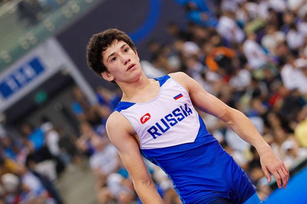 U17, U 17 Wrestling World Championships 48kg GR - Soltan Iusupov (RUS) *** U17 Wrestling World Championships, 48 kg Greco-Roman: Soltan Iusupov (RUS) Copyright: xKostadinxAndonovx UWW-U17-WC-BAKU-2026