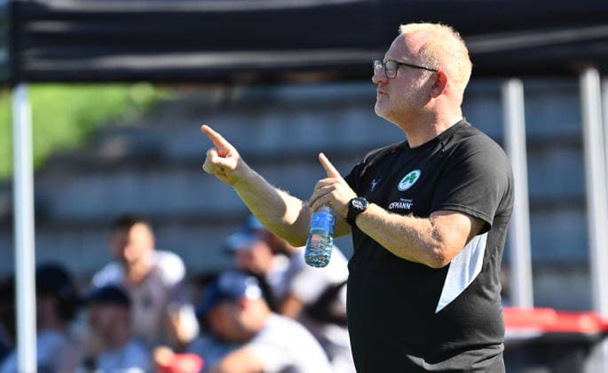 28.07.2026 - Fussball - Saison 2026 2027 - Testspiel Freundschaftsspiel Vorbereitungsspiel - Paris FC - SpVgg Greuther Fürth ( Kleeblatt ) - - Sportfoto Zink - xwoxzix - regulations prohibit any use of photographs as image sequences and or quasi-video - only for editorial use - Heiko Vogel ( Trainer SpVgg Greuther Fürth ) *** July 28, 2026 Soccer Season 2026–2027 Exhibition Match Friendly Match Preseason Match Paris FC SpVgg Greuther Fürth Kleeblatt Sports Photo by Zink xwoxzix; regulations prohibit any use of photographs as image sequences and or quasi-video; for editorial use only. Heiko Vogel, Coach SpVgg Greuther Fürth