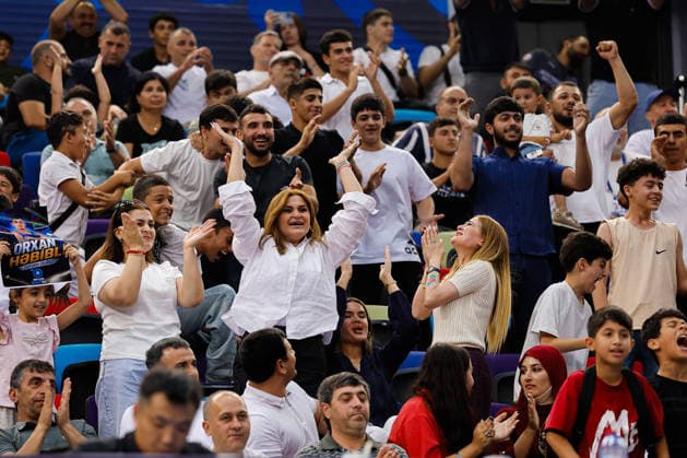 U17, U 17 Wrestling World Championships Azerbaijan fans *** U17 Wrestling World Championships: Azerbaijan Fans Copyright: xKostadinxAndonovx UWW-U17-WC-BAKU-2026