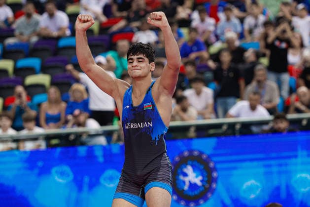 U17, U 17 Wrestling World Championships 65kg GR - Orkhan Habibli (AZE) *** U17 Wrestling World Championships, 65 kg Greco-Roman: Orkhan Habibli (AZE) Copyright: xKostadinxAndonovx UWW-U17-WC-BAKU-2026