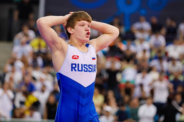 U17, U 17 Wrestling World Championships 65kg GR - Shamil Labazanov (RUS) *** U17 Wrestling World Championships, 65 kg Greco-Roman: Shamil Labazanov (RUS) Copyright: xKostadinxAndonovx UWW-U17-WC-BAKU-2026