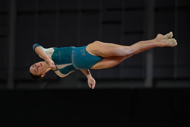 COM26 ARTISTIC GYMNASTICS, Kate McDonald of Australia competes in the Artistic Gymnastics Women™s Floor Exercise Final during the Glasgow 2026 Commonwealth Games at the Glasgow International Arena in Glasgow, Scotland, Tuesday, July 28, 2026. ( NO ARCHIVING, EDITORIAL USE ONLY Glasgow Scotland United Kingdom  Copyright: xLUKASxCOCHx 20260729196777883878