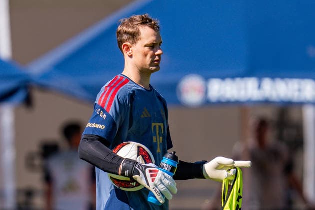 Trainingslager, FC Bayern München am 28.07.2026 in Rottach-Egern Manuel Neuer *** Training Camp, FC Bayern Munich on July 28, 2026, in Rottach-Egern: Manuel Neuer Copyright: xBahhoxKarax