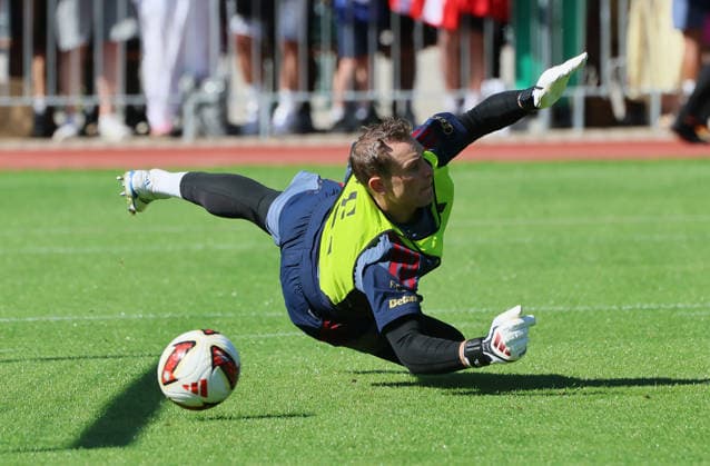 28.07.2026, FC Bayern Muenchen, Trainingslager am Tegernsee , Fussball, im Bild: Manuel Neuer (FC Bayern Muenchen) *** July 28, 2026, FC Bayern Munich, Training Camp at Lake Tegernsee, Soccer, Sports, Pictured: Manuel Neuer, FC Bayern Munich