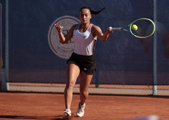 Samira De Stefano (ITA), Damen Einzel, Ladies Singles, CTS Ladies Open Hechingen *** Samira De Stefano (ITA), Women s Singles, CTS Ladies Open Hechingen Copyright: xJuergenxHasenkopfx