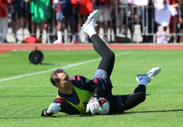 28.07.2026, FC Bayern Muenchen, Trainingslager am Tegernsee , Fussball, im Bild: Manuel Neuer (FC Bayern Muenchen) *** July 28, 2026, FC Bayern Munich, Training Camp at Lake Tegernsee, Soccer, Sports, Pictured: Manuel Neuer, FC Bayern Munich