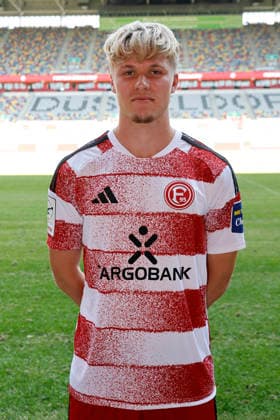 Düsseldorf , Deutschland, 3. Fussball Bundesliga Saison 2026 2027 Felix Meiser ; Fortuna Düsseldorf 1895 ; 3.Liga, Porträttermin 2026 2027, *** Düsseldorf, Germany, 2026–2027 Bundesliga Season, Felix Meiser, Fortuna Düsseldorf 1895, 3. Liga, Photo Shoot 2026–2027,