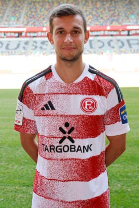 Düsseldorf , Deutschland, 3. Fussball Bundesliga Saison 2026 2027 Tim Oberdorf ; Fortuna Düsseldorf 1895 ; 3.Liga, Porträttermin 2026 2027, *** Düsseldorf, Germany, 2026–2027 Bundesliga Season, Tim Oberdorf, Fortuna Düsseldorf 1895, 3. Liga, Photo Shoot 2026–2027,