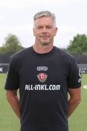 28.07.2026, xtgx, Fussball 2. Bundesliga, SG Dynamo Dresden Fototermin emspor, v.l. Athletiktrainer Matthias Grahe Porträttermin Dresden *** July 28, 2026, xtgx, Soccer 2. Bundesliga, SG Dynamo Dresden photo shoot for emspor, from left: Athletic Trainer Matthias Grahe, portrait session in Dresden