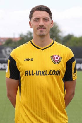 28.07.2026, xtgx, Fussball 2. Bundesliga, SG Dynamo Dresden Fototermin emspor, v.l. Nicolai Rapp Porträttermin Dresden *** July 28, 2026, xtgx, Soccer 2. Bundesliga, SG Dynamo Dresden Photo Shoot for emspor, from left: Nicolai Rapp, Portrait Session in Dresden