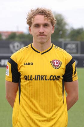 28.07.2026, xtgx, Fussball 2. Bundesliga, SG Dynamo Dresden Fototermin emspor, v.l. Luca Herrmann Porträttermin Dresden *** July 28, 2026, xtgx, Soccer 2. Bundesliga, SG Dynamo Dresden Photo Shoot for emspor, from left: Luca Herrmann Portrait Session in Dresden