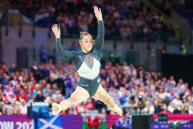 RECORD DATE NOT STATED 28th July 2026; Glasgow, Scotland; 2026 Commonwealth Games, Day Six; Womens Apparatus Final Floor, Abigail Martin (ENG) RogerxEvans