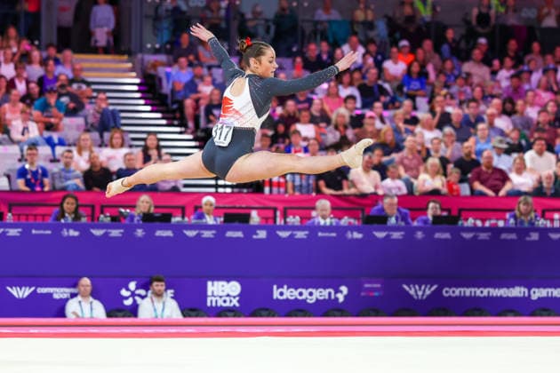 RECORD DATE NOT STATED 28th July 2026; Glasgow, Scotland; 2026 Commonwealth Games, Day Six; Womens Apparatus Final Floor, Abigail Martin (ENG) RogerxEvans